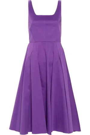 BLANCA Aesculus flared midi dress