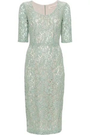 BLANCA Alnus lace midi dress