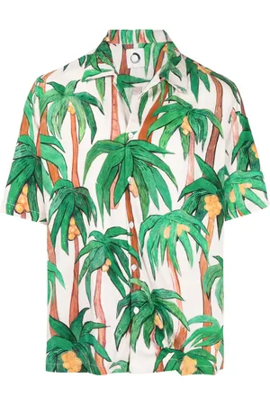 Endless Joy Palm tree-print shirt