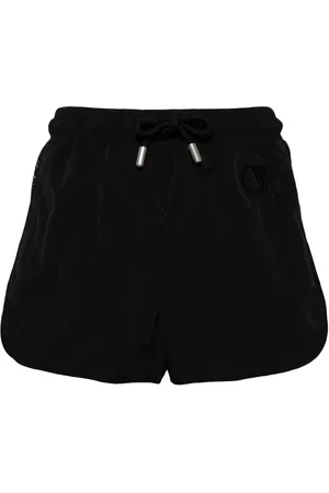 OFF-WHITE Logo-embroidered track shorts