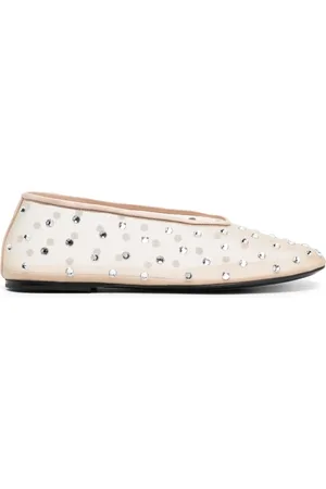 Khaite The Marcy mesh ballet pumps