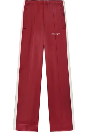 Palm Angels Logo fluid track pants