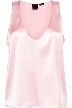 Pinko Satin-finish sleeveless top