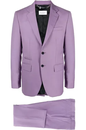 Philipp Plein Logo-plaque single-breasted suit