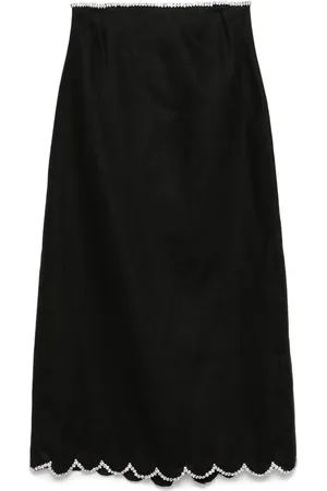 ZIMMERMANN Crush midi skirt