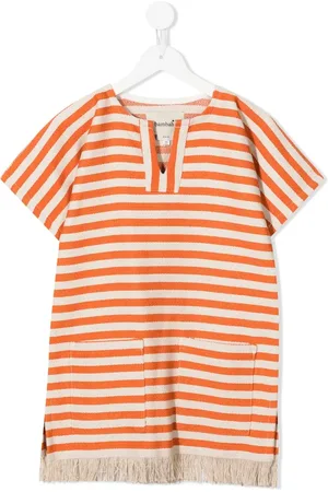 Little Bambah Striped tassel-trim dress