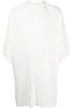 JULIUS Drop-shoulder cotton-blend T-shirt