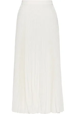 VALENTINO GARAVANI Pleated midi skirt