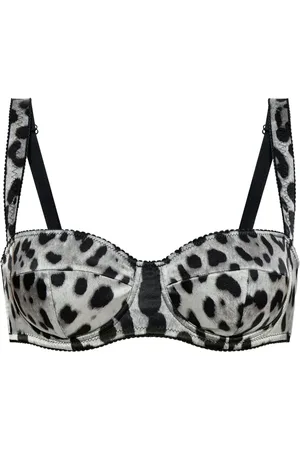 Dolce & Gabbana Leopard-print balconette bra