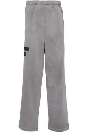 Izzue Logo-patch cotton track pants