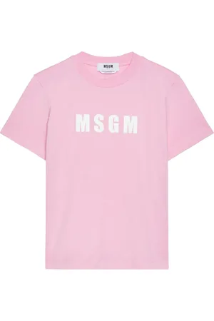 Msgm Logo-print cotton t-shirt
