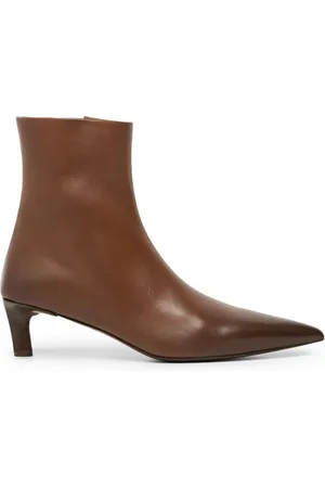 MARSÈLL Leather pointed toe boots