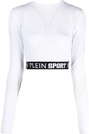 Philipp Plein Logo-print stretch-design top