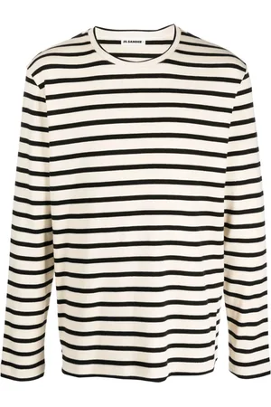 Jil Sander Long-sleeve striped sweatshirt