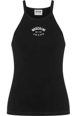 Moschino Cotton blend logo tank top
