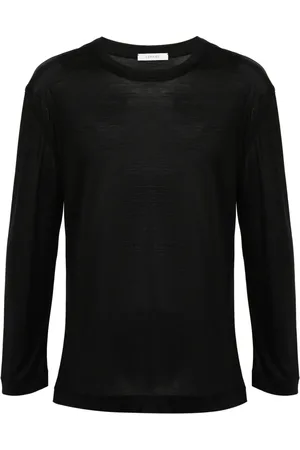 LEMAIRE Longsleeved silk jersey top