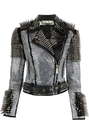 Philipp Plein Crystal studded jacket