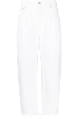 AGOLDE Dagna pleated wide-leg jeans