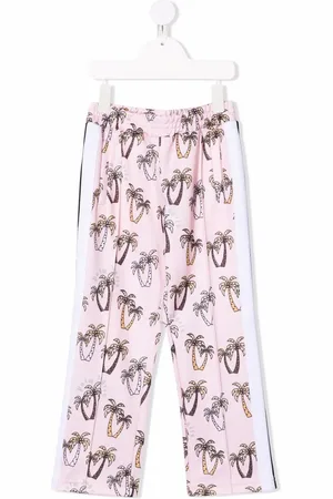 Palm Angels Palm tree-motif track pants