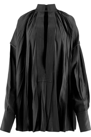 Salvatore Ferragamo Kaftan crinkle-effect shirt