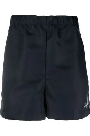 Sporty & Rich Logo-print swim shorts