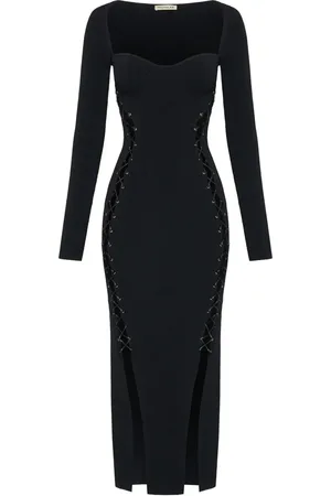 Nicholas Arna lace-up dress