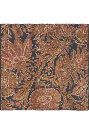 Etro Geometric-print silk pocket square