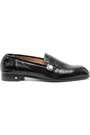 LAURENCE DACADE Creased leather loafers