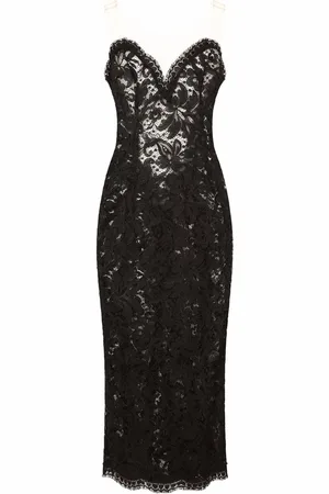 Dolce & Gabbana Sleeveless tulle midi dress