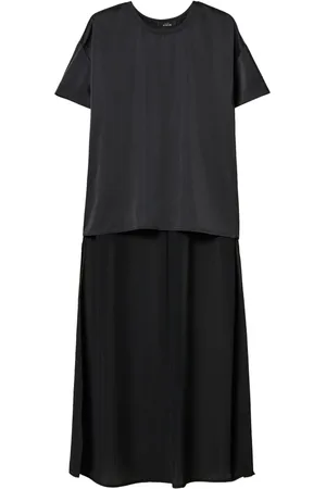 Twin-Set Satin asymmetric blouse