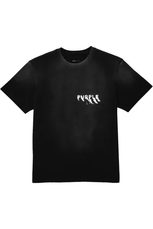 Purple Brand Logo-print cotton T-shirt