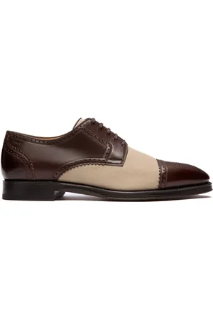 Bally Panelled leather derby shoes