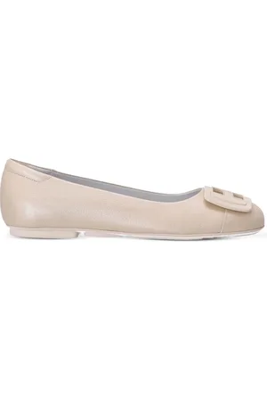 Hogan H661 patent-leather ballerina shoes