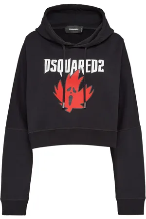 Dsquared2 Maple Leaf cotton hoodie