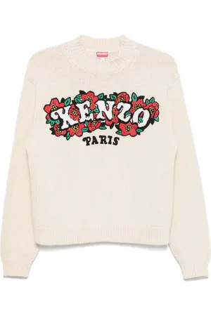 Kenzo X Verdy logo-patch sweater