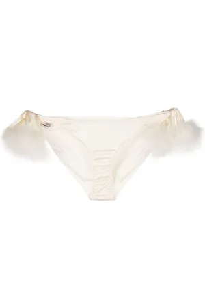 Gilda & Pearl Celeste tie-side silk briefs