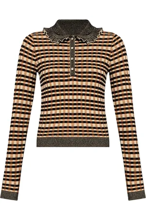 ULLA JOHNSON Kita checked jumper