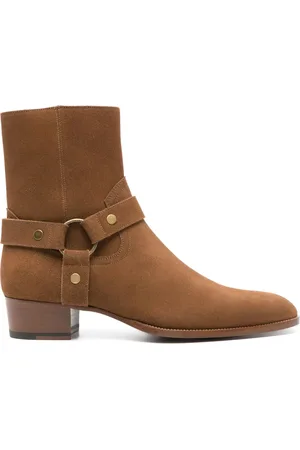 Saint Laurent Wyatt suede boots