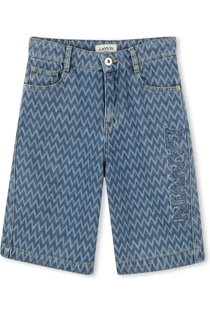 Lanvin Logo-embroidered shorts