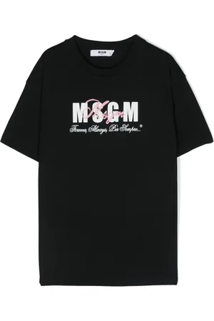 Msgm Logo-print cotton T-shirt
