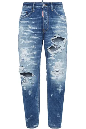 Dsquared2 Distressed straight-leg jeans