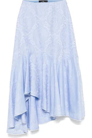 Etro Paisley-jacquard midi skirt