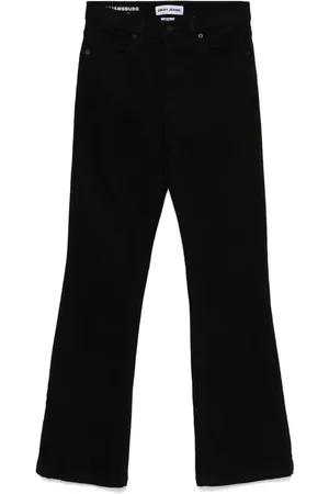 DKNY High-rise flared jeans