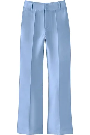 Destree Yoshi pressed-crease trousers