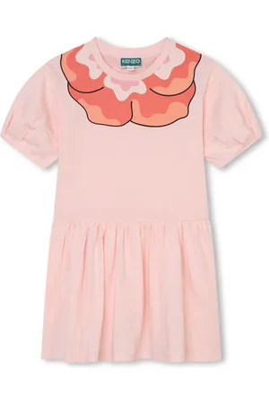 Kenzo Floral-print organic cotton dress