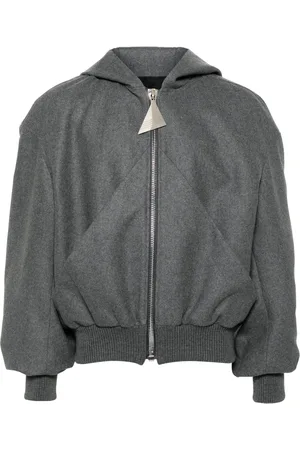 The Attico Hooded bomber jacket