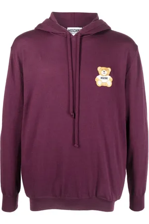 Moschino Teddy-Bear virgin-wool hoodie