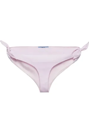 Prada Side-tie cotton bikini bottoms