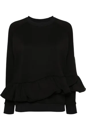 Ioana Ciolacu Liquorice peplum sweatshirt