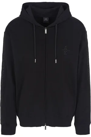 Armani Exchange Logo-embroidered hoodie